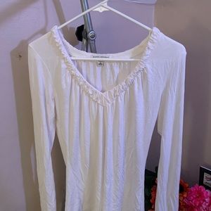 long sleeve white shirt